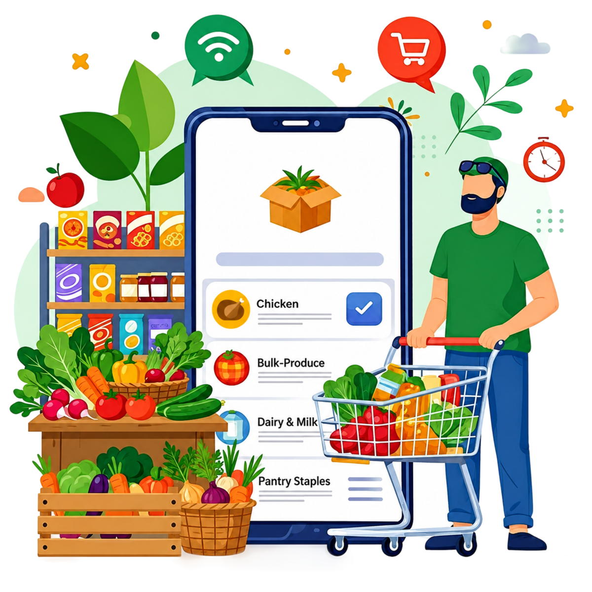 Grocery delivery from local shops with Desi Drop
